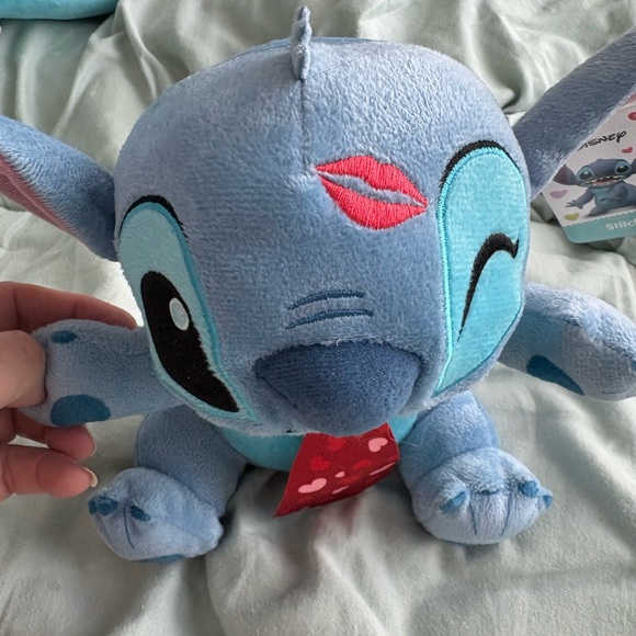 NWT Disney Stitch Plush with Red Heart Tie - Picture 2 of 9